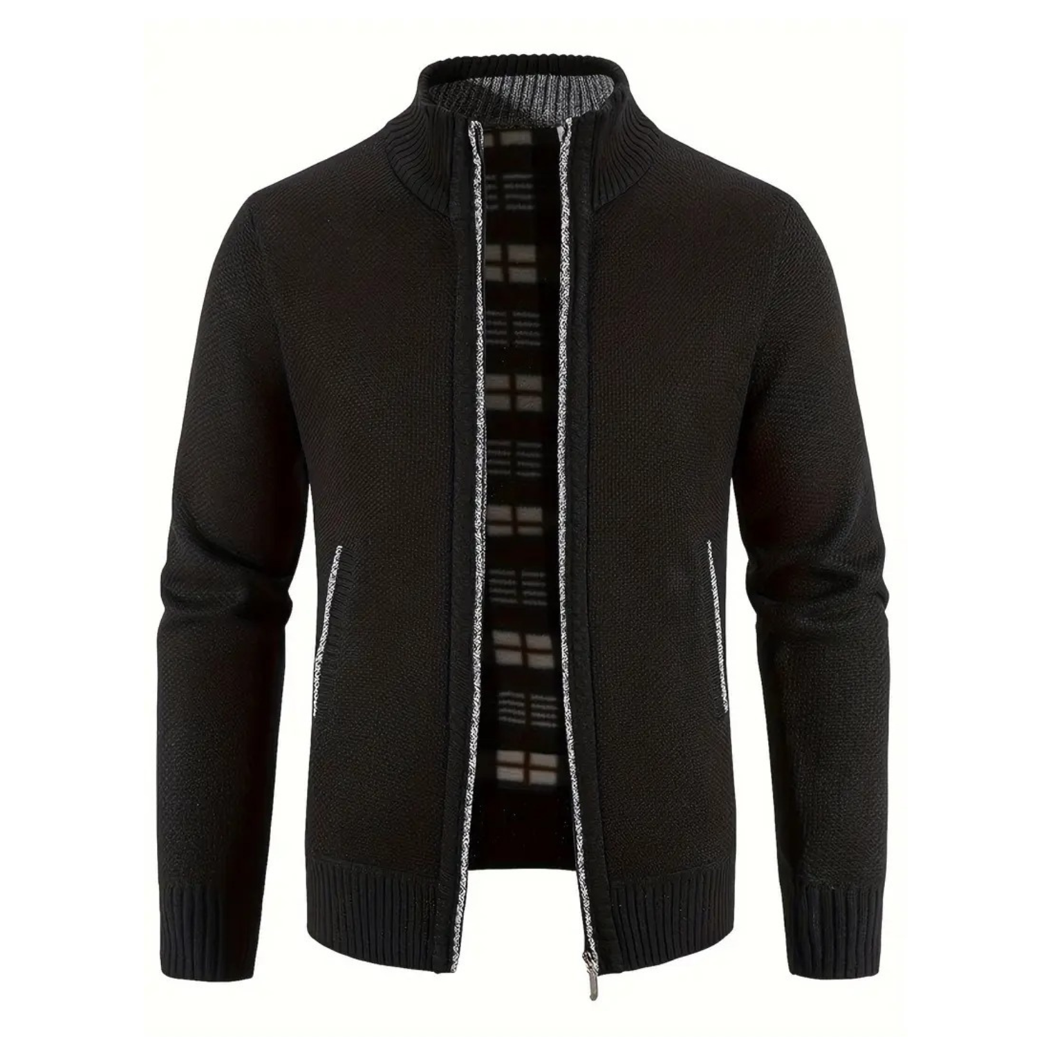 Cardigan Col Roulé Bergen | Moderne & Confortable