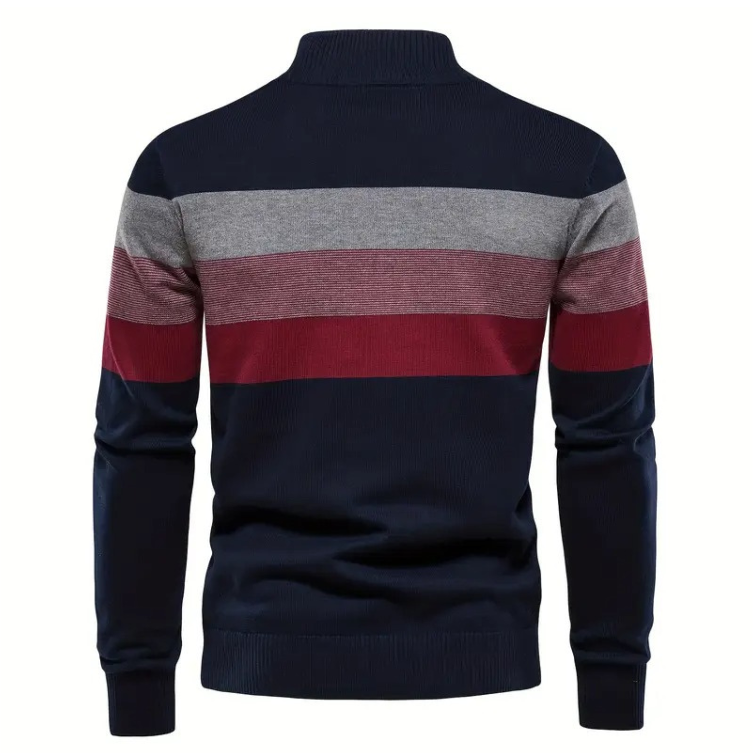 Pull Col Montant Zippé Milano | Élégant & Chaud