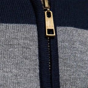 Pull Col Montant Zippé Milano | Élégant & Chaud