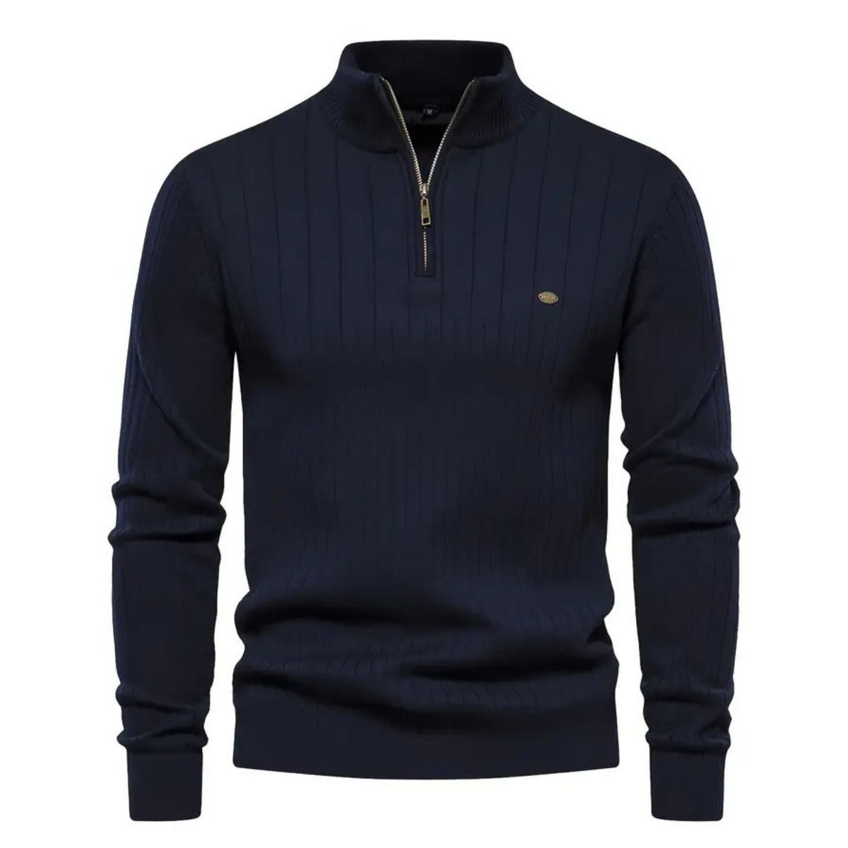 Pull Col Montant Zippé Oslo | Élégant & Thermique