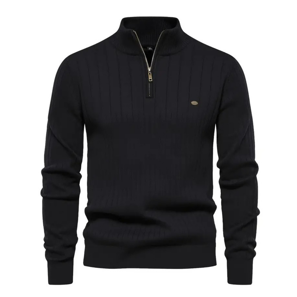 Pull Col Montant Zippé Oslo | Élégant & Thermique