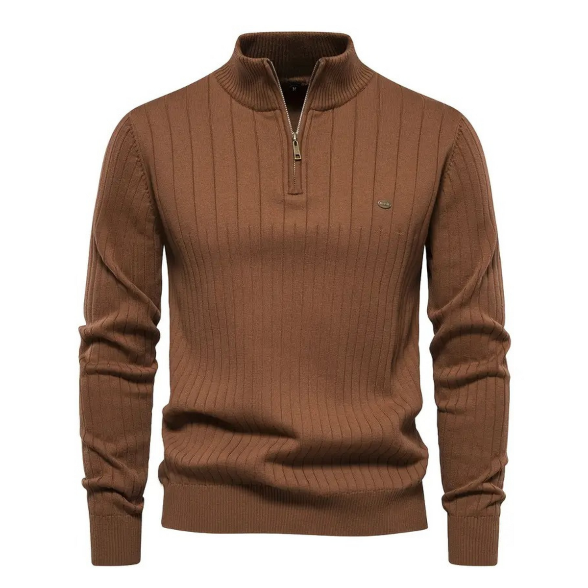 Pull Col Montant Zippé Oslo | Élégant & Thermique