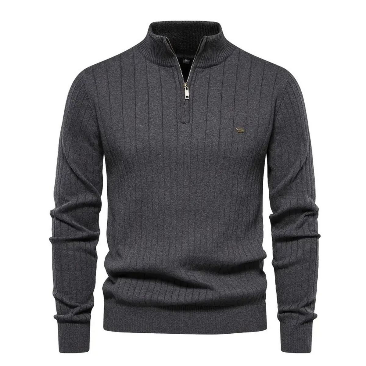 Pull Col Montant Zippé Oslo | Élégant & Thermique